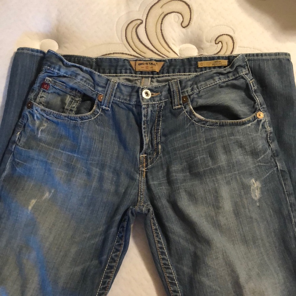 EUC Distressed Men’s Big Star Jeans 34R